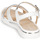 Sapatos Mulher Sandálias Geox D SANDAL HIVER Prata / Branco