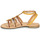 Sapatos Mulher Sandálias Geox D SOZY Amarelo / Castanho / Ouro