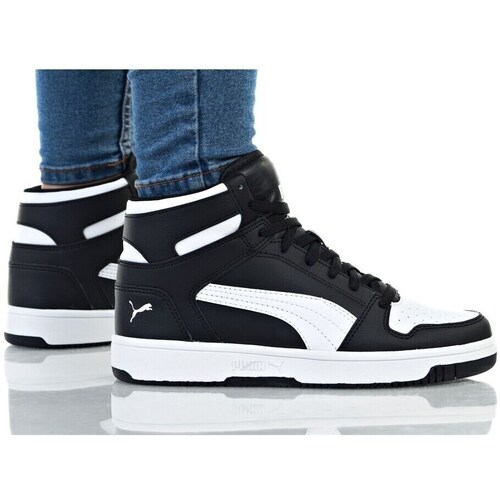 Puma Rebound Layup SL JR Branco, Preto