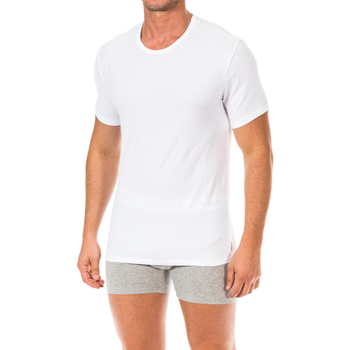 Textil Homem T-Shirt mangas curtas Shadow Calvin Klein Jeans NB1088A-100 Branco