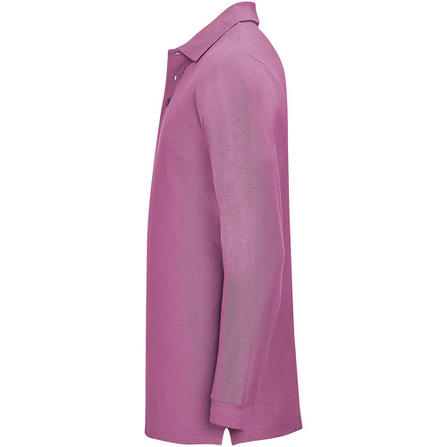 Sols WINTER 2 CASUAL MEN-POLO HOMBRE MANGA LARGA-100% algodón Rosa