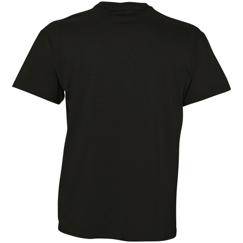 Sols VICTORY COLORS-CAMISETA HOMBRE CUELLO PICO DE ALGODÓN Preto