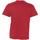 Textil Homem Asymmetrical Regular Fit Shirt VICTORY COLORS-CAMISETA HOMBRE CUELLO PICO DE ALGODÓN Vermelho