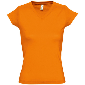 Textil Mulher T-Shirt mangas curtas Sols MOON COLORS GIRL Naranja