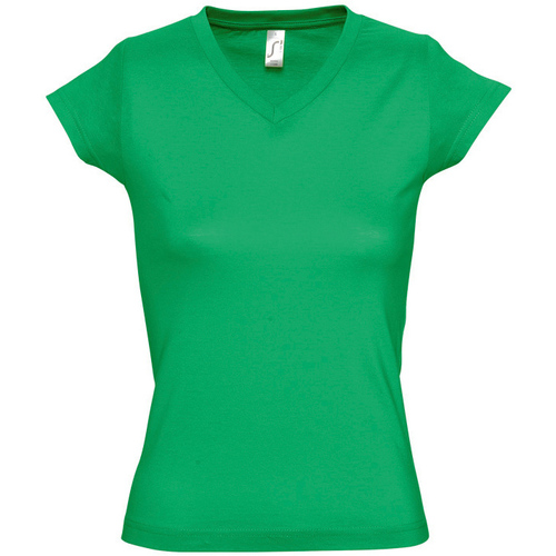 Textil Mulher T-Shirt mangas curtas Sols MOON COLORS GIRL Verde
