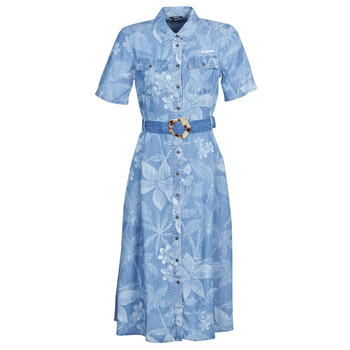 Textil Mulher Vestidos compridos Desigual KATE Azul