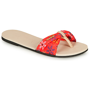Sapatos Mulher Sandálias Havaianas YOU SAINT TROPEZ Bege / Vermelho