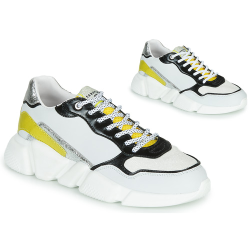 Sapatos Mulher Sapatilhas Serafini OREGON Branco / Preto / Amarelo