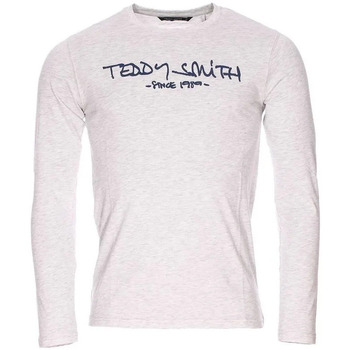 Textil Homem T-shirt mangas compridas Teddy Smith  Cinza
