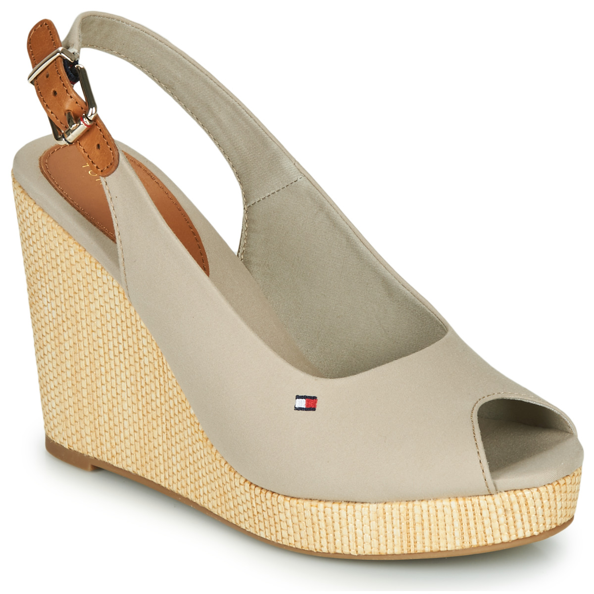 Sapatos Mulher Gürteltasche TOMMY JEANS Tjm Essential Bumbag AW0AW12553 C87 ICONIC ELENA SLING BACK WEDGE Cinzento