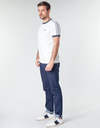 Fred Perry TAPED RINGER T-SHIRT Branco