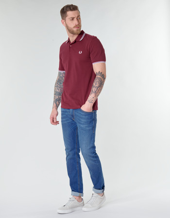 Fred Perry TWIN TIPPED FRED PERRY SHIRT Bordô