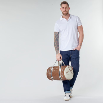 Fred Perry CLASSIC BARREL BAG Castanho / Bege