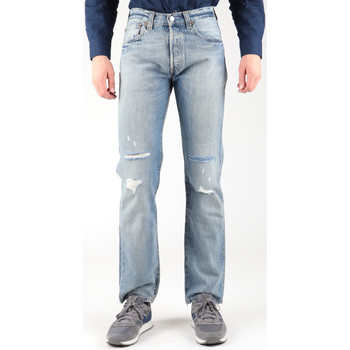 Textil Homem Calças Jeans Levi's Levis 501-0605 Azul