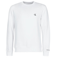 Textil Homem Sweats Calvin Icon Klein Jeans CK ESSENTIAL REG CN Branco