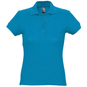 Textil Mulher Brighton Strech-camisa Hombre Sols PASSION WOMEN COLORS-POLO MUJER MANGA CORTA Azul