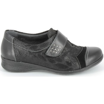 Sapatos Mulher Sapatos & Richelieu Boissy Derby 7510 Noir Texturé Preto