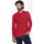Textil Homem Polos mangas compridas Sols Versace Jeans Couture Vermelho