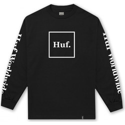 Textil Homem T-shirt mangas compridas Huf T-shirt domestic ls Preto