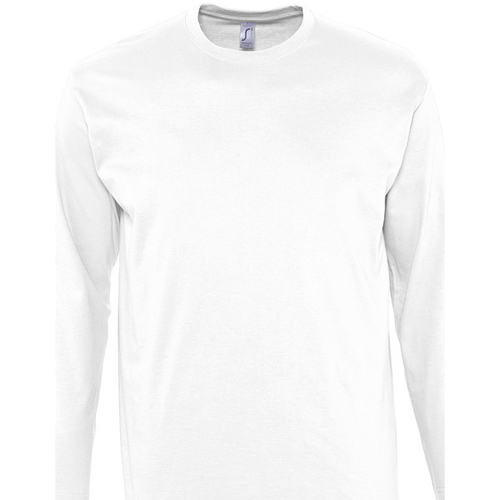Textil Homem T-shirt mangas compridas Sols MONARCH COLORS MEN Branco