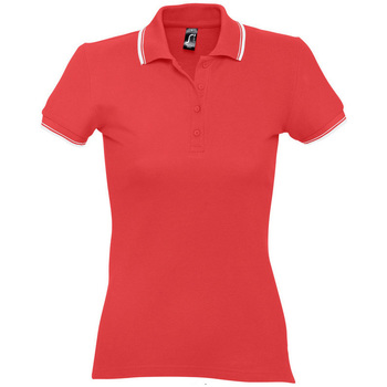 Textil Mulher Polos mangas curta Sols PRACTICE POLO MUJER Rojo