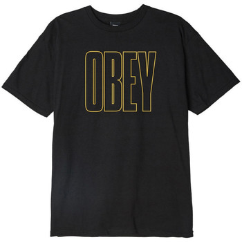 Textil Homem T-shirts e Pólos Obey worldwide line Preto