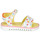 Sapatos Rapariga Sandálias Agatha Ruiz de la Prada SMILES Branco / Multicolor