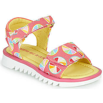 Sapatos Rapariga Sandálias Agatha Ruiz de la Prada SMILES Rosa / Multicolor