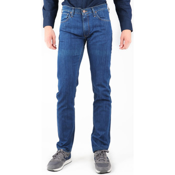 Textil Homem Calças Jeans Lee Daren L707AA46 granatowy