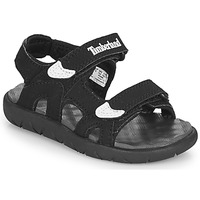Sapatos Criança Sandálias Timberland PERKINS ROW 2-STRAP Preto