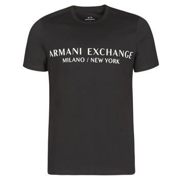 Textil Homem T-Shirt mangas curtas Armani Exchange HULI Preto