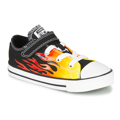 Sapatos Rapariga Sapatilhas Converse CHUCK TAYLOR ALL STAR 1V - OX Preto / Amarelo