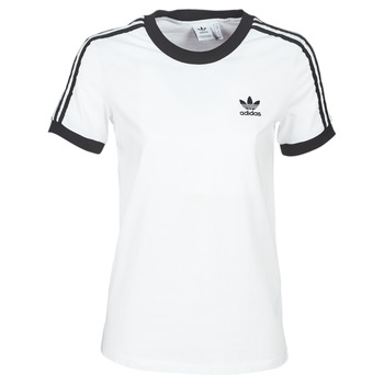 Textil Mulher T-Shirt mangas curtas adidas Originals 3 STR TEE Branco