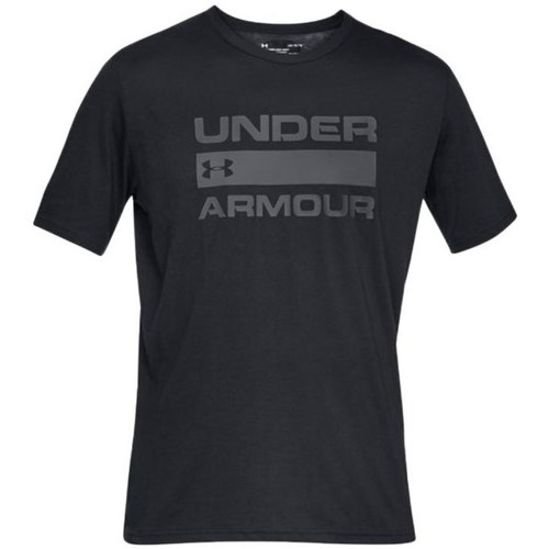 Textil Homem T-Shirt mangas curtas Under Armour Beyond Team Issue Wordmark Preto