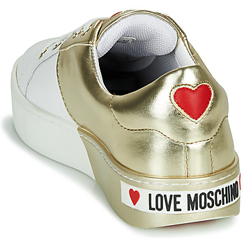 Love Moschino BI-COLOR SHOES Branco / Ouro