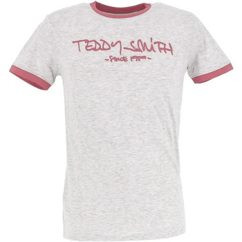 Textil Homem T-shirts e Pólos Teddy Smith  Cinza
