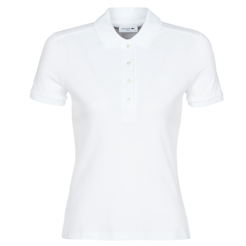 Textil Mulher T-shirt mangas compridas Lacoste ADRIANNO Branco