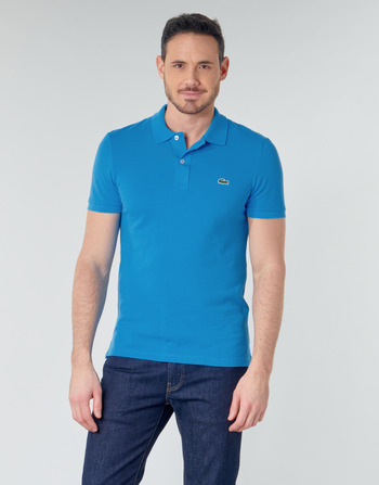 Textil Homem T-shirt Pima Cotton - Blue Lacoste PH4012 SLIM Azul / Turquesa