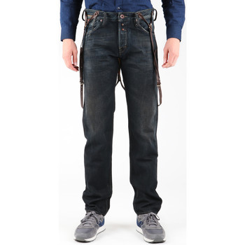 Textil Homem Calças Jeans LEA40 Guess Franklin Comfort M14A07D0HM1 Navy blue