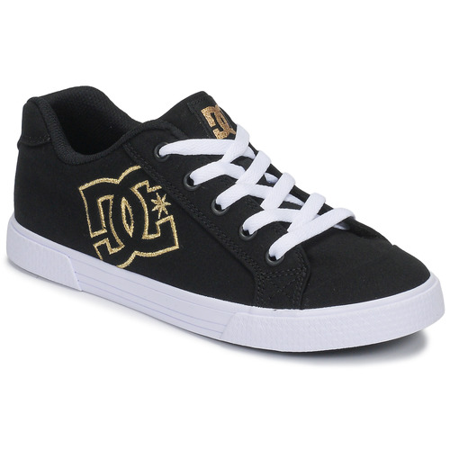 Sapatos Mulher Sapatilhas DC Shoes boot CHELSEA TX Preto / Ouro