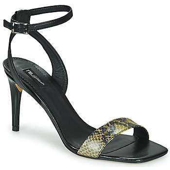 Sapatos Mulher Sandálias Tosca Blu LA-DIGUE Preto / Amarelo