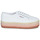 Sapatos Mulher Sapatilhas Superga 2790-COTCOLOROPEW Branco / Rosa