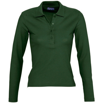 Textil Mulher T-Shirt mangas curtas Sols PODIUM COLORS Verde