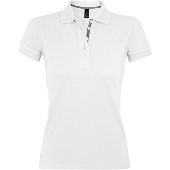 Textil Mulher Herman & Sons Sols PORTLAND POLO MUJER Blanco