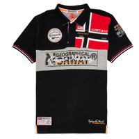 Textil Rapaz Polos mangas curta Geographical Norway KIDNEY Preto