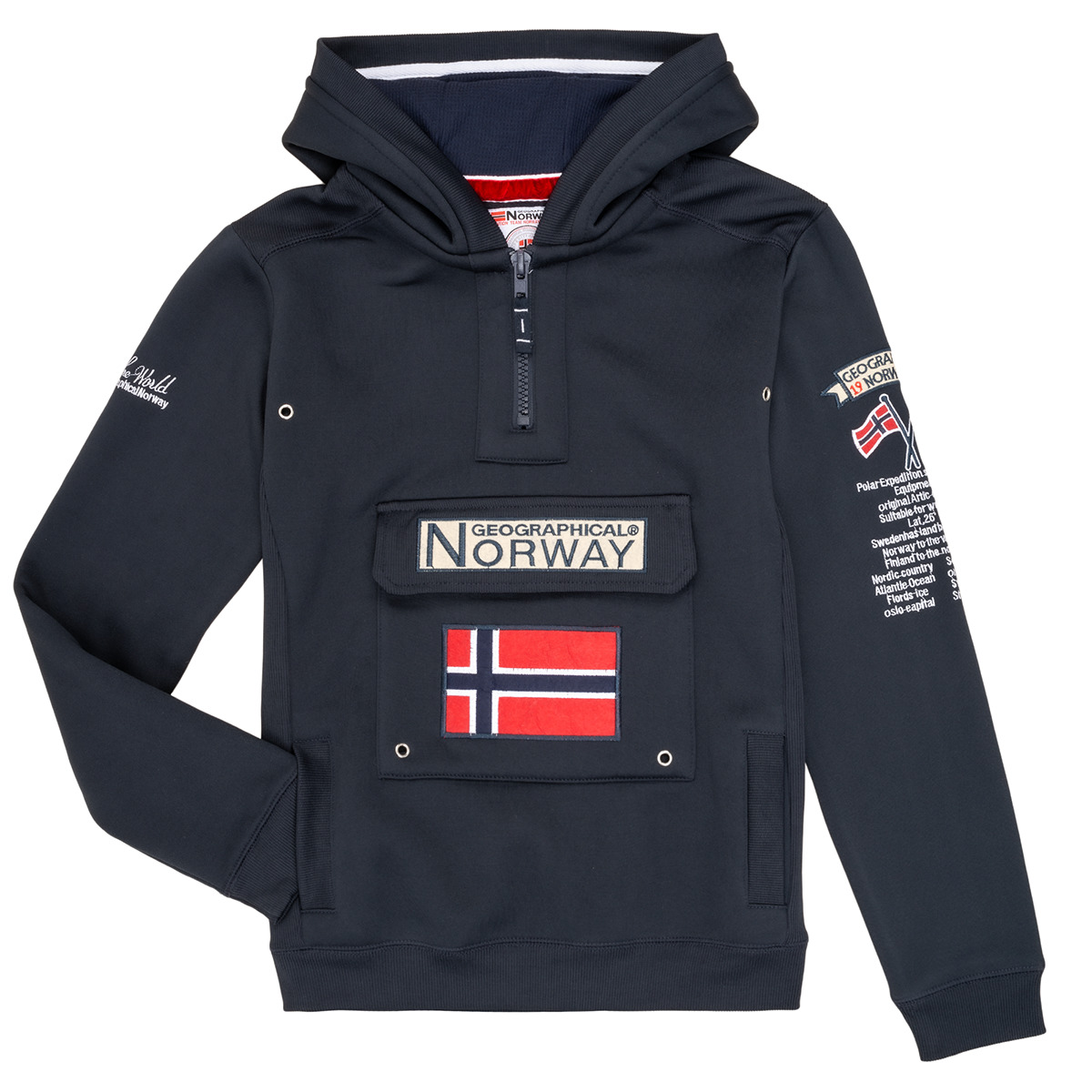 Textil Rapaz Sweats Geographical Norway GYMCLASS Marinho