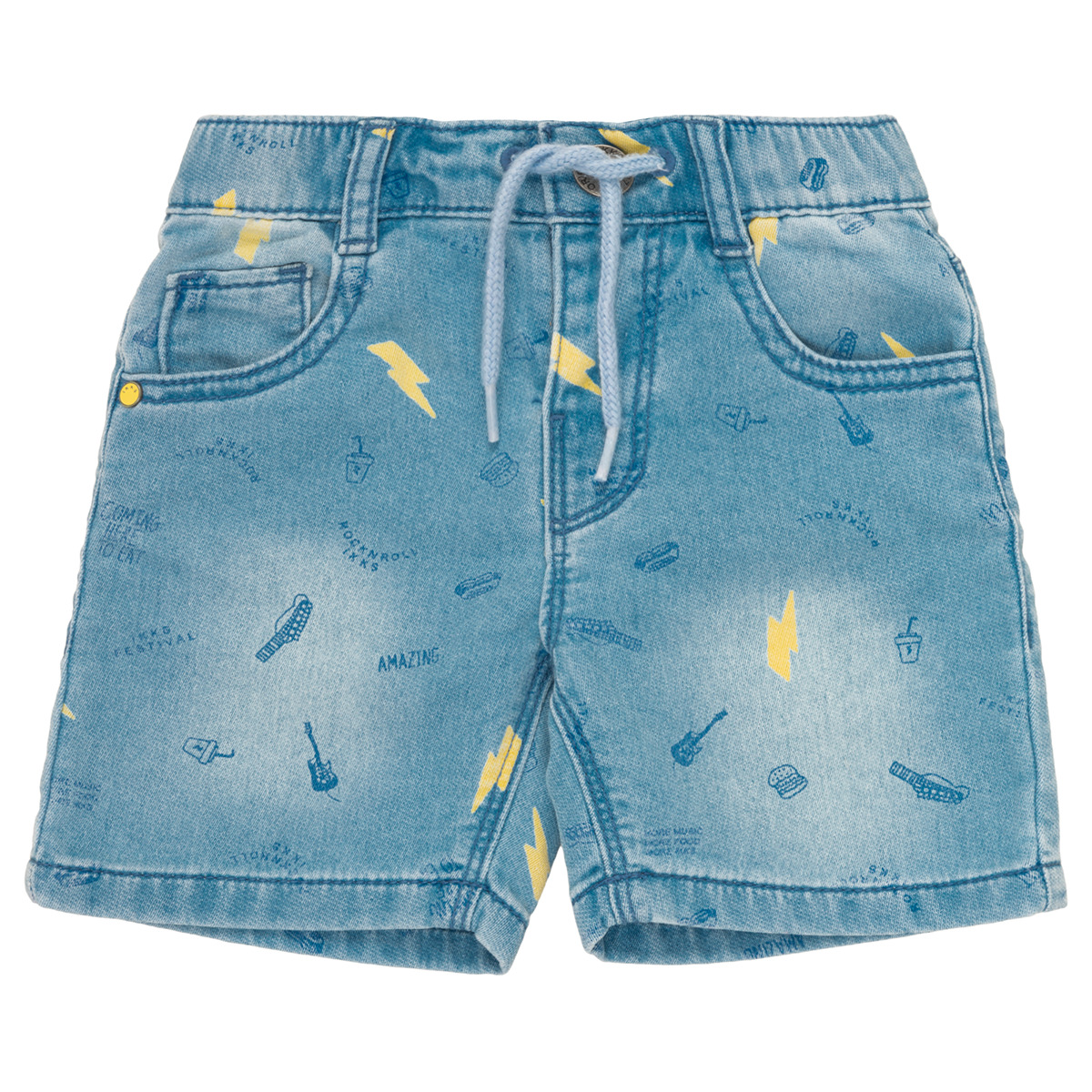 Textil Rapaz Shorts denim / Bermudas Ikks PONERMO Azul