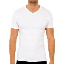 Roupa de interior Homem Camisolas de interior Abanderado Pack-3 camisetas m/corta termica Branco
