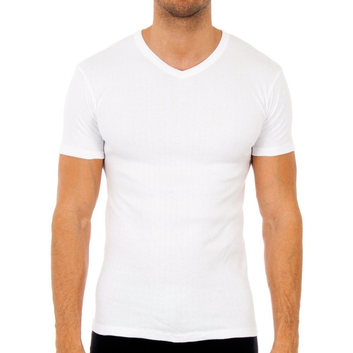 Textil Homem T-Shirt mangas curtas Abanderado 0205-BLANCO Branco