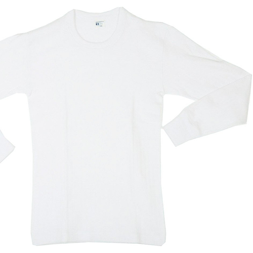 Textil Rapaz T-shirt mangas compridas Abanderado 0207-BLANCO Branco